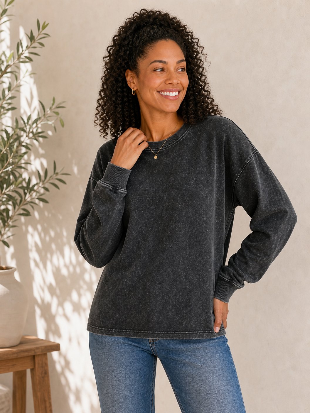 Sweat-shirt Cannelle
